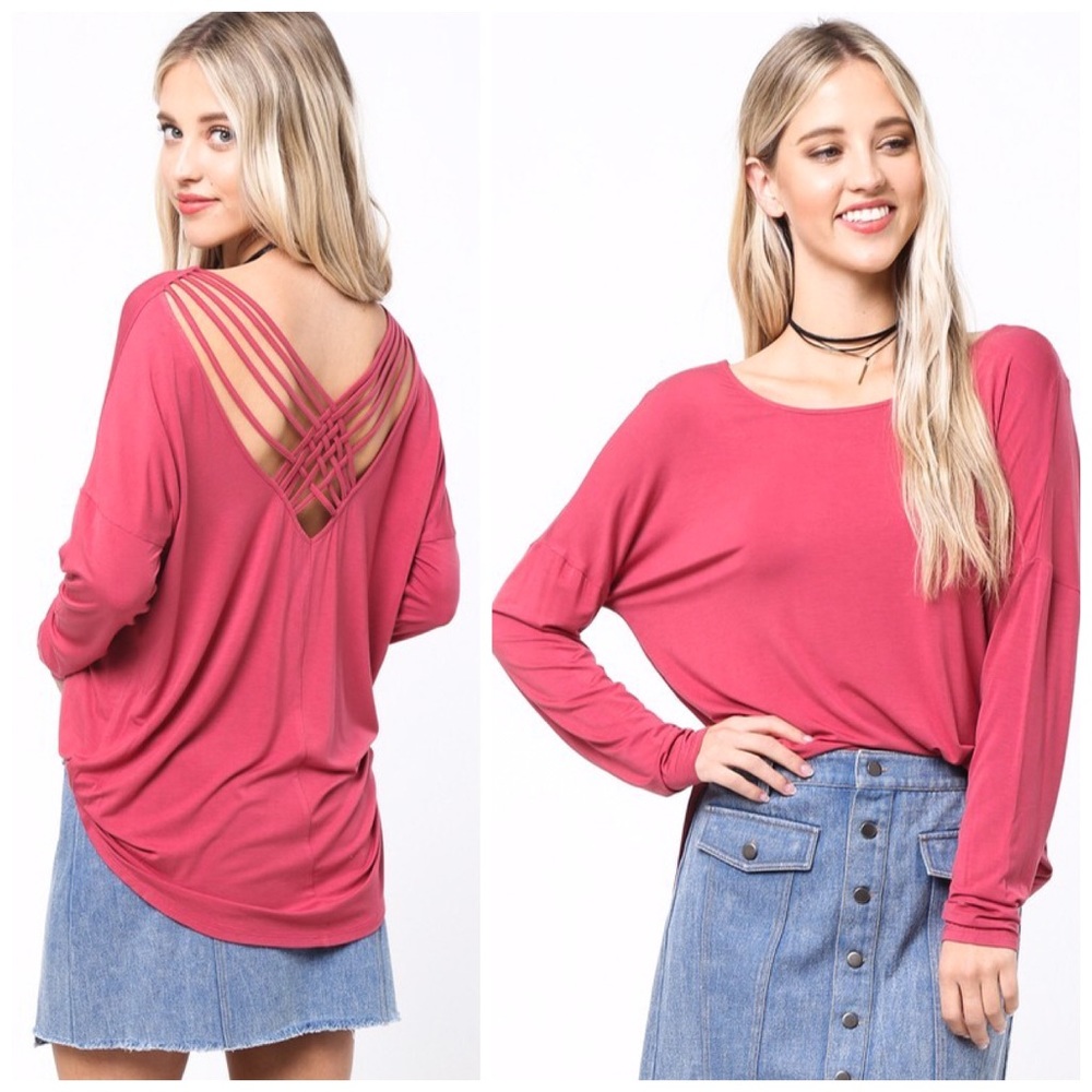 💕 LAST 1! Gorgeous Rose Strappy Tunic! - Picture 3 of 3